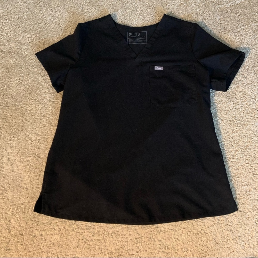 Figs Women’s Black Catarina One Pocket Scrub Top